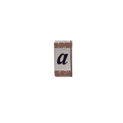 LETTERA DIPINTA A IN MATERIALE CERAMICO