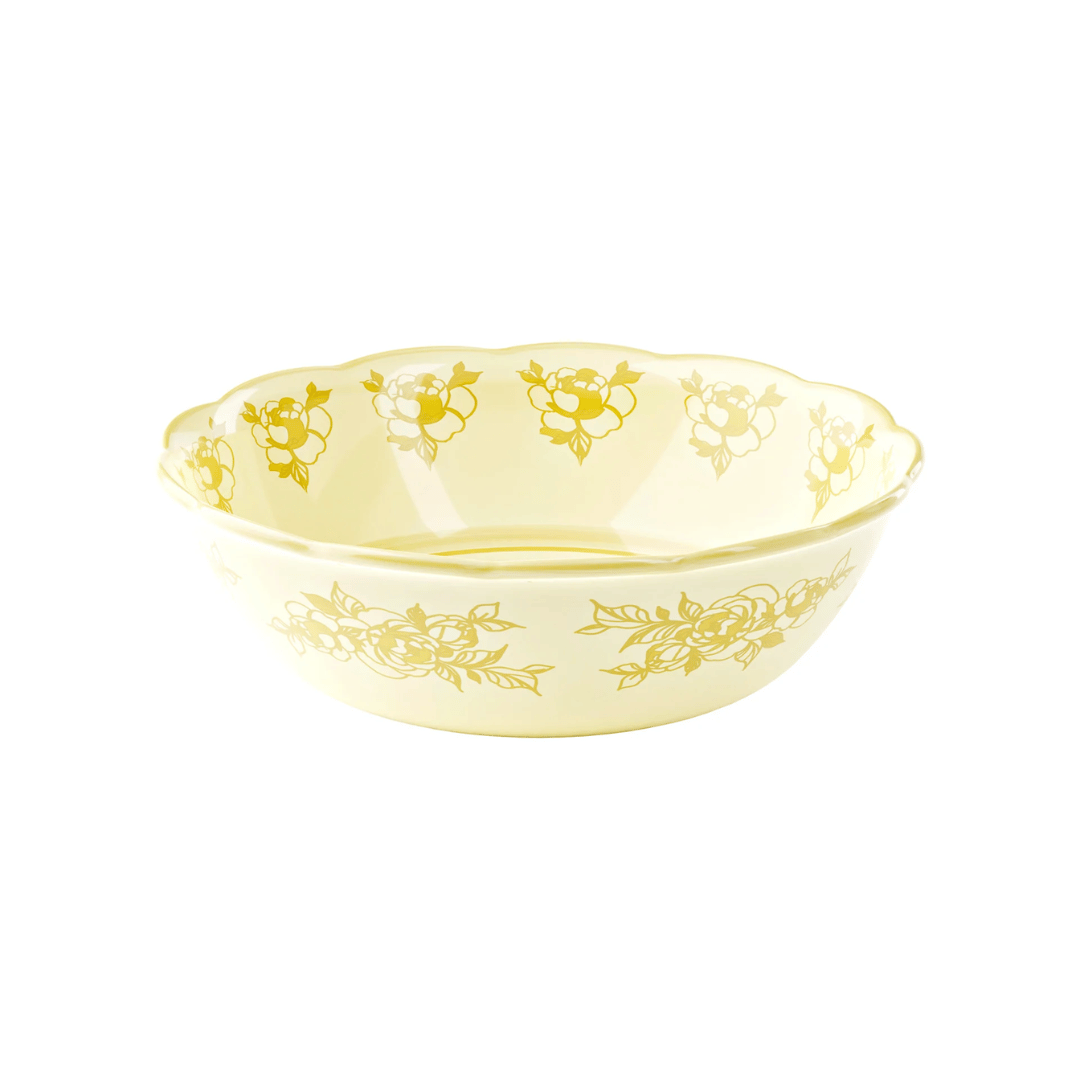 CONTENITORE Ø30CM "JOSEPHINE" GIALLO