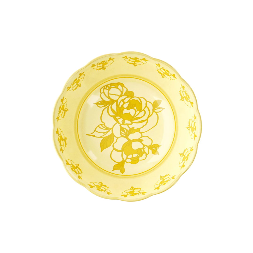 CONTENITORE Ø30CM "JOSEPHINE" GIALLO