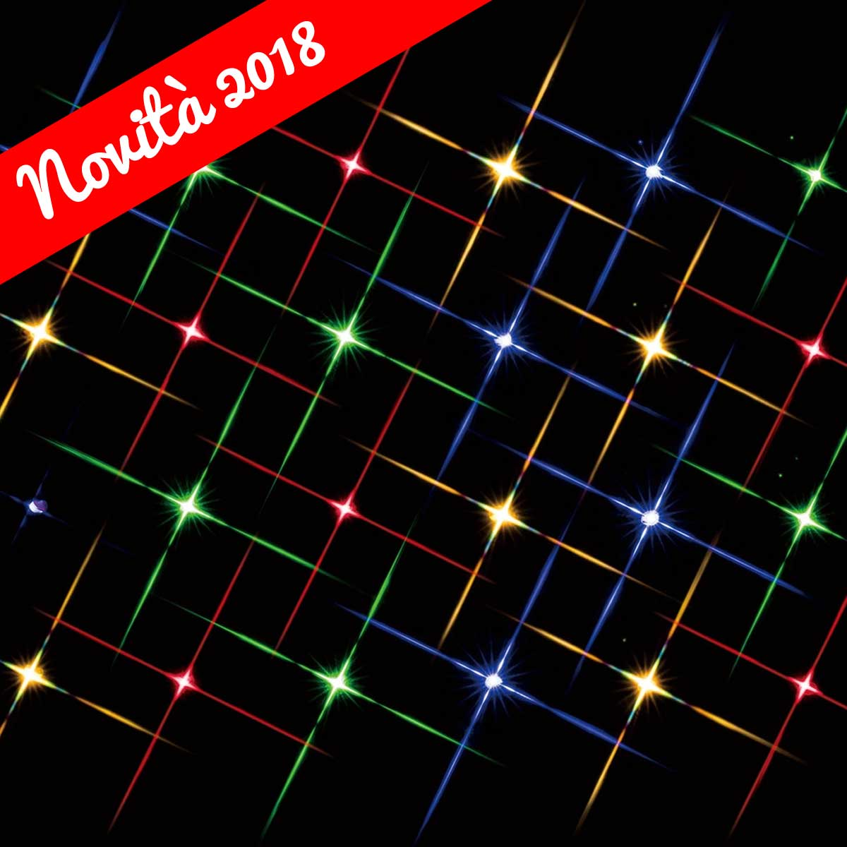 LUCI LED LAMPEGGIANTI MULTICOLOR - SUPER BRIGHT 24 MULTICOLOR LIGHT STRING