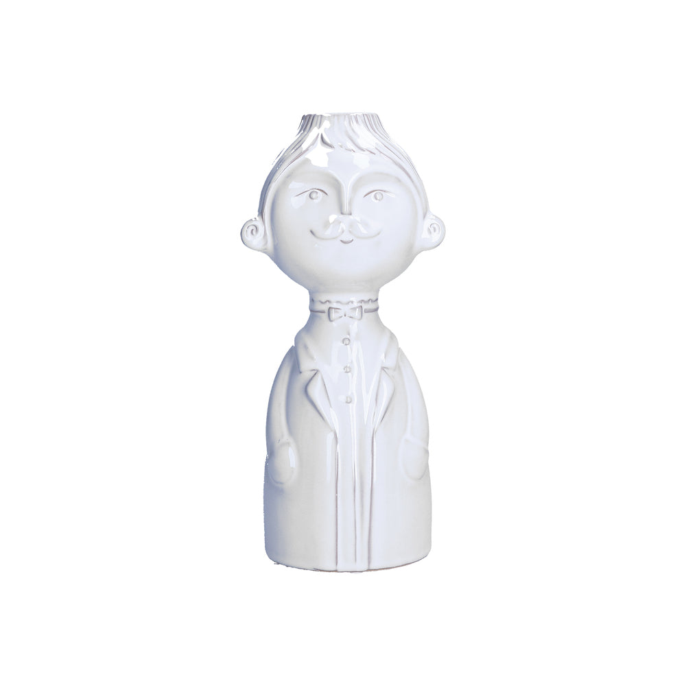 VASO GIACOMO IN STONEWARE LINEA ”ROMANTICAMENTE” H 28 CM