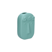 VASO DECORATIVO VERDE IN STONEWAR 14,5X8X21,5 CM LINEA SIAMPERFETTI RITUALI DOMESTICI