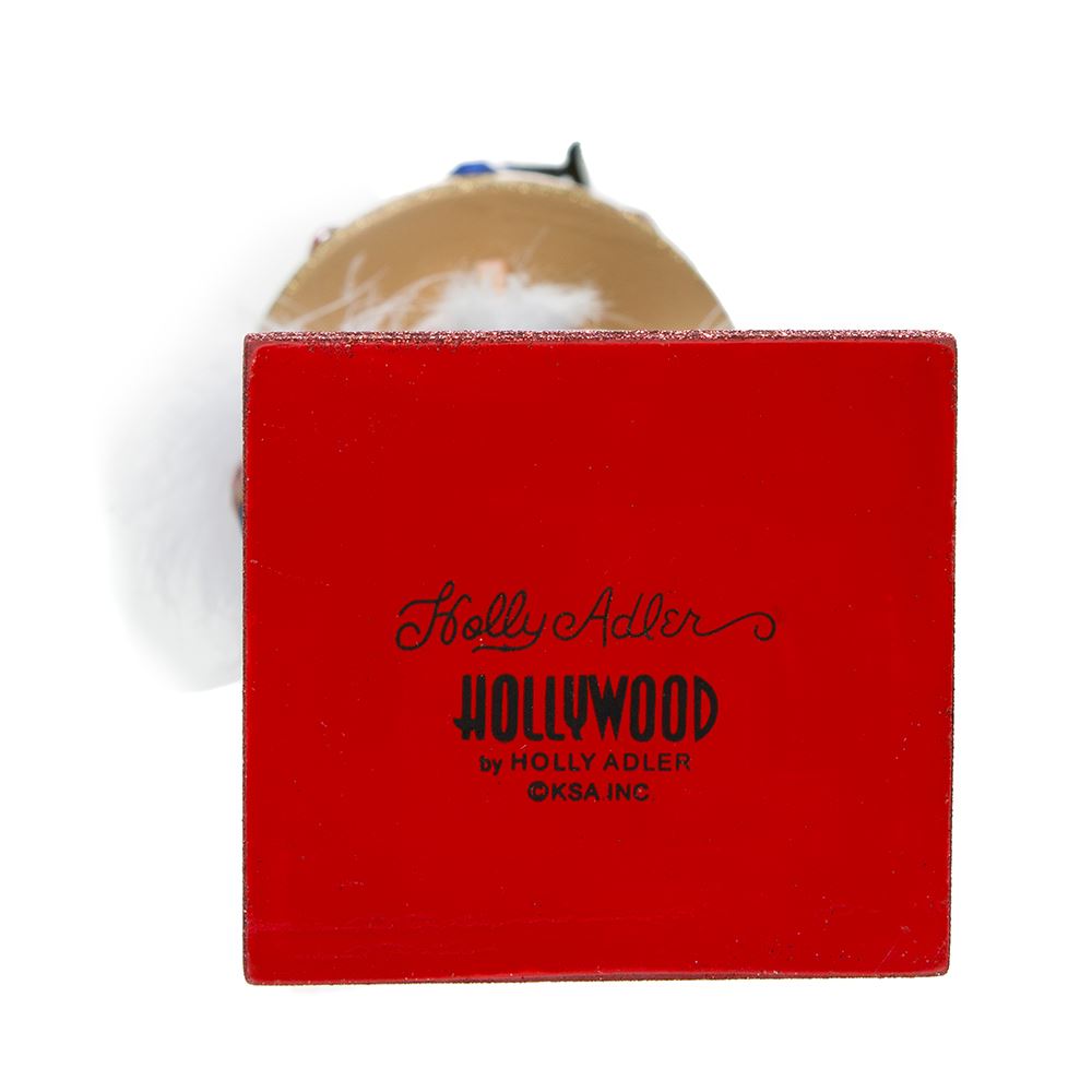 SCHIACCIANOCI HOLLYWOOD MUSICALE CIRCENSE CON CARILLON 51 CM IN LEGNO