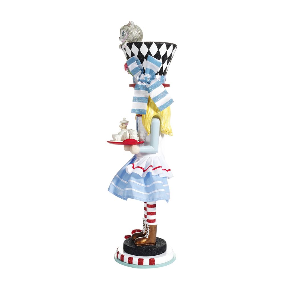 SCHIACCIANOCI HOLLYWOOD ALICE NEL PAESE DELLE MERAVIGLIE 50 CM IN LEGNO