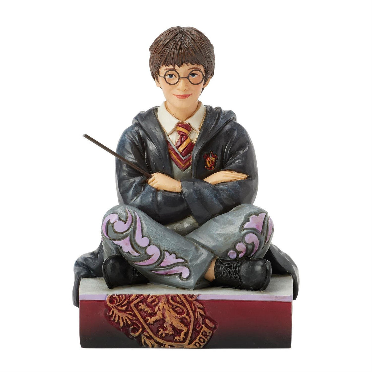 Statuetta Harry Potter con bacchetta 10.5cm Multicolore Jim Shore
