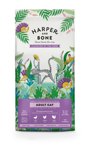 CROCCHETTE PER GATTI HARPER AND BONE CAT ADULT FLAVOURS OF THE FARM 5KG - ANATRA, POLLO E TACCHINO