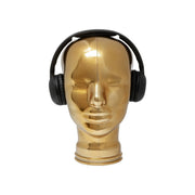 PORTACUFFIE ORO METALLICO A FORMA DI TESTA