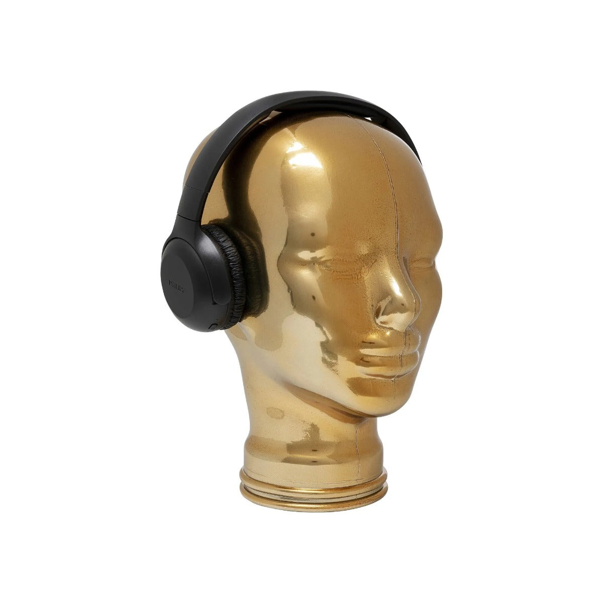 PORTACUFFIE ORO METALLICO A FORMA DI TESTA