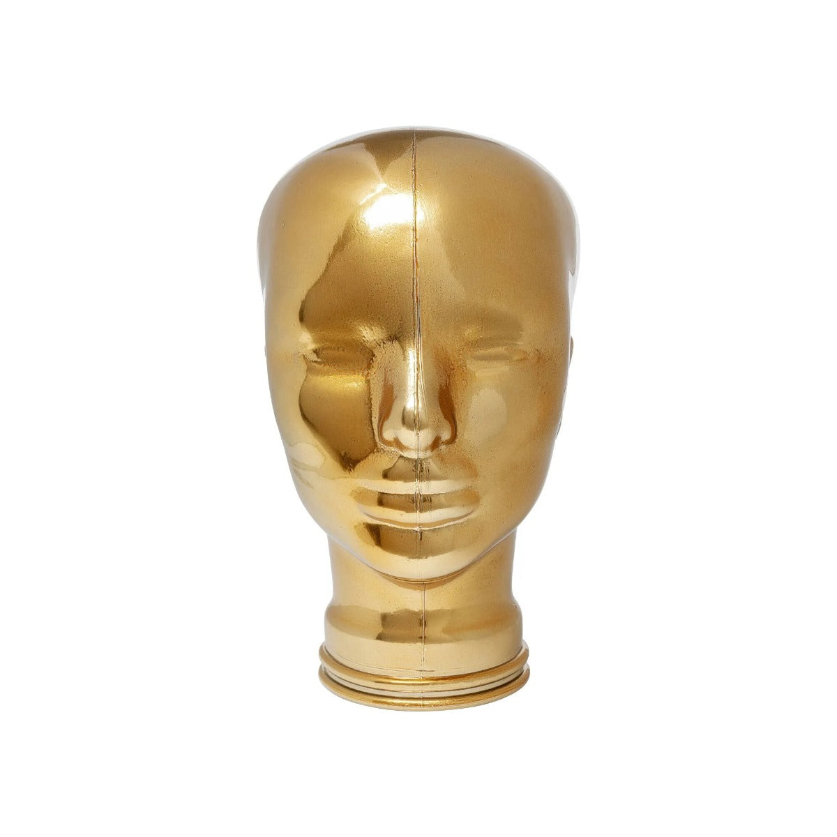 PORTACUFFIE ORO METALLICO A FORMA DI TESTA