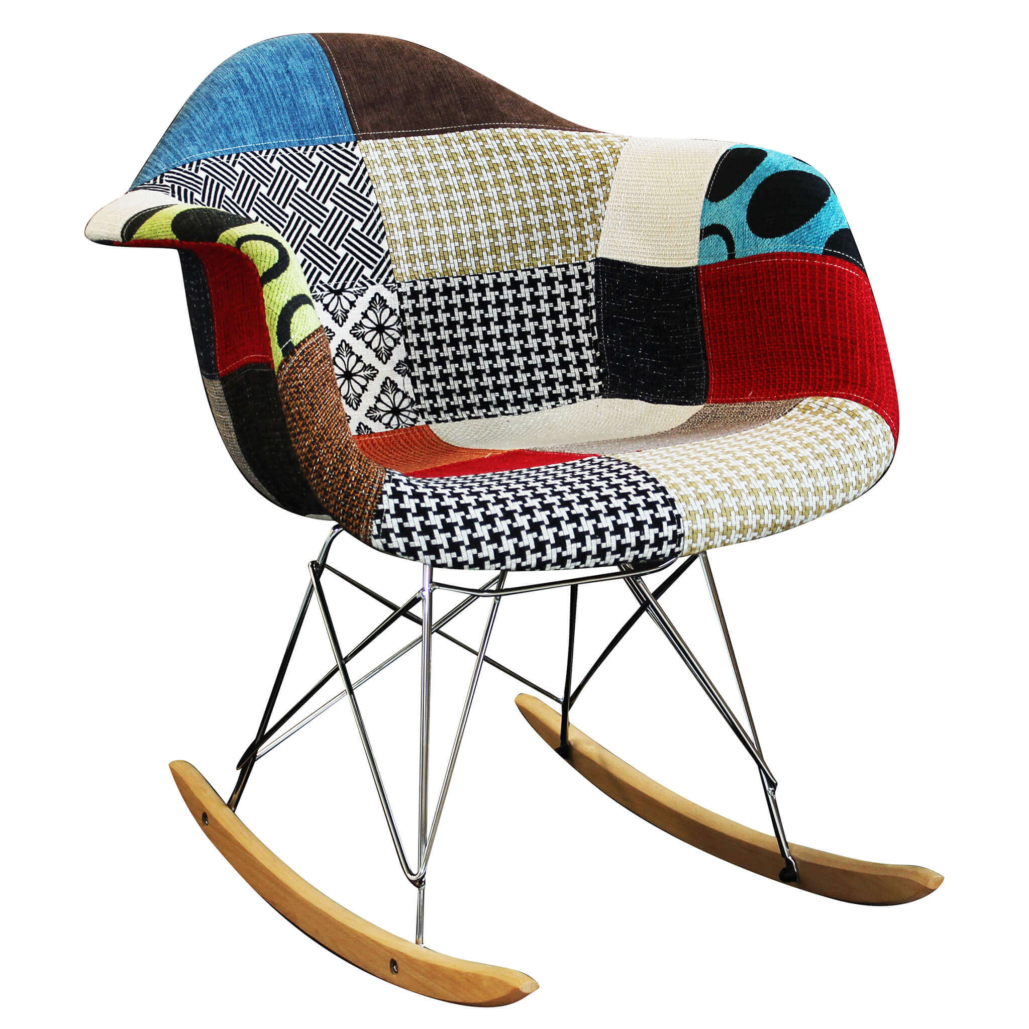 POLTRONA DONDOLO MORITZ PATCHW