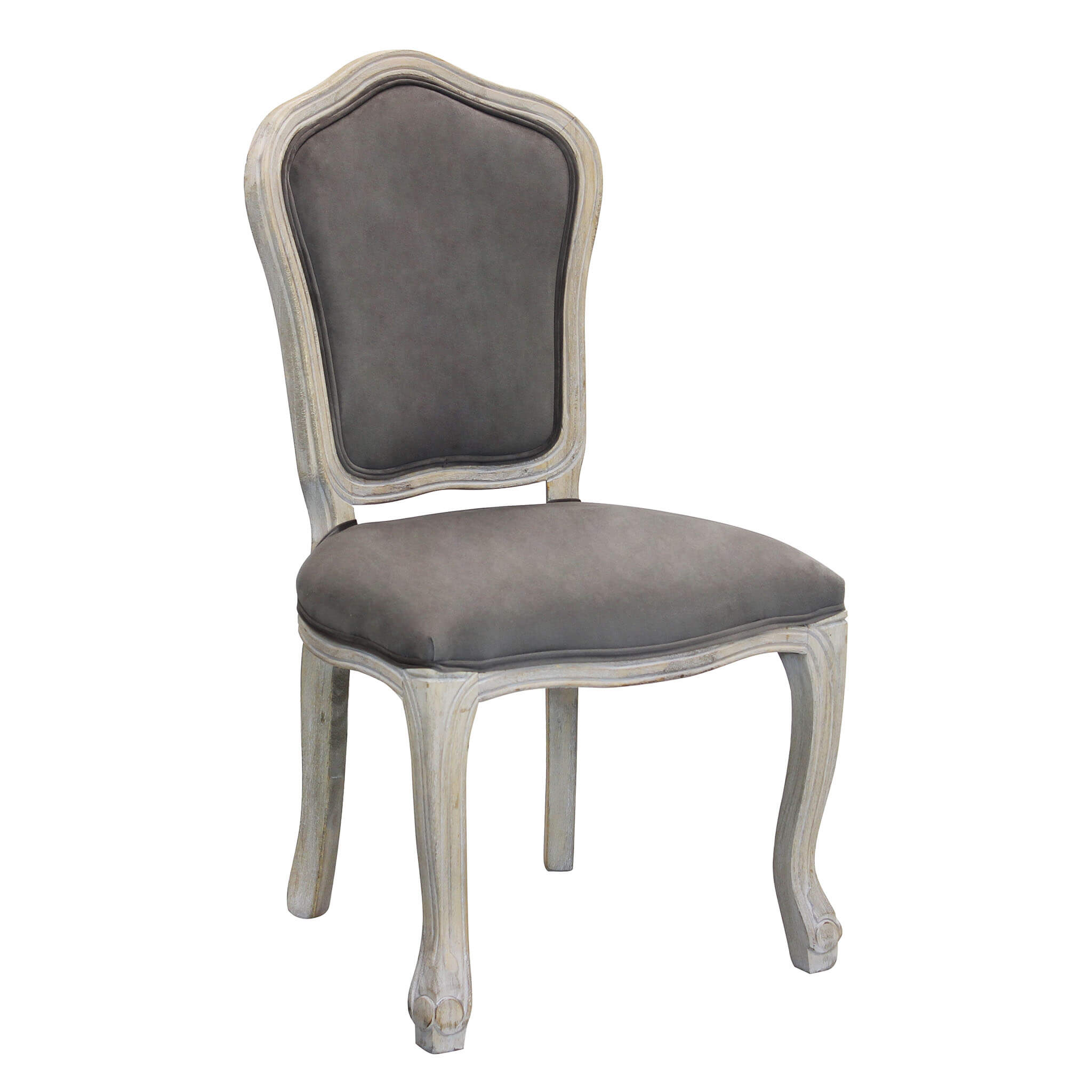 SEDIA CHARLENE IN VELLUTO TAUP