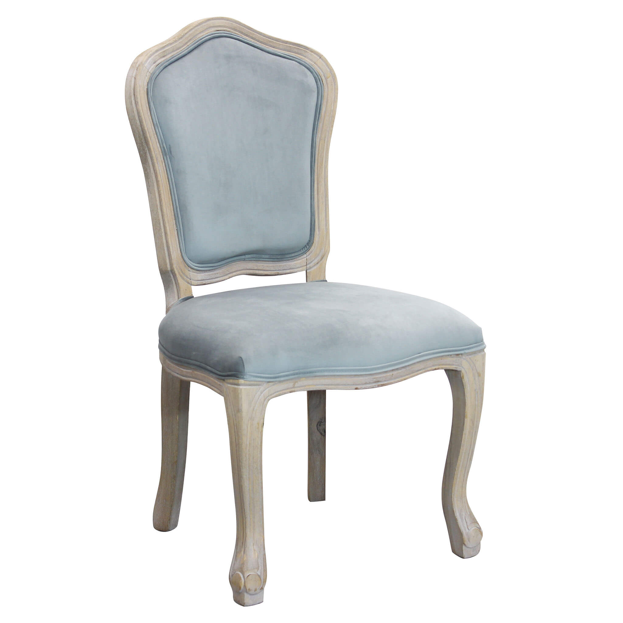 SEDIA CHARLENE IN VELLUTO GRIG