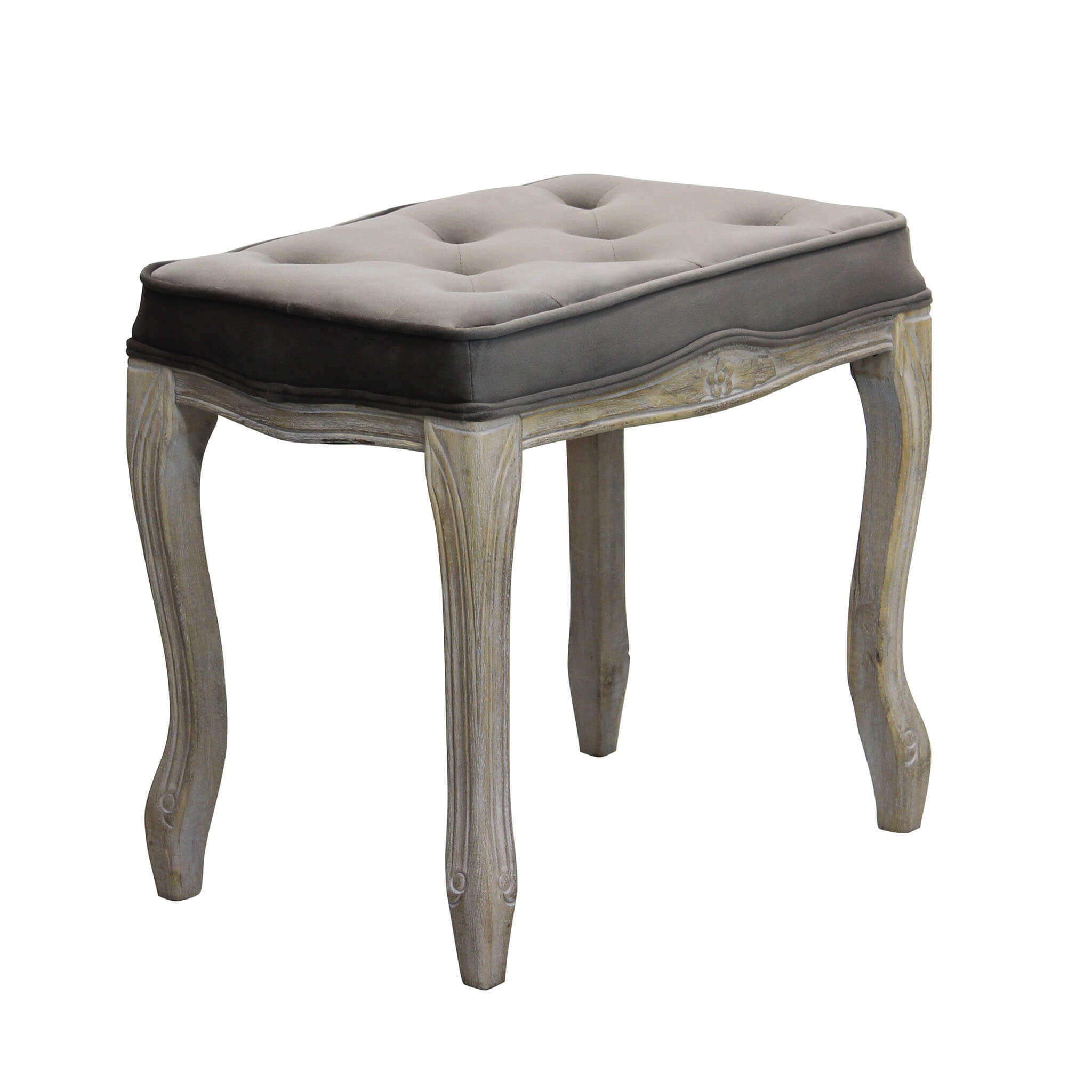 SGABELLO MARLY IN VELLUTO TAUP