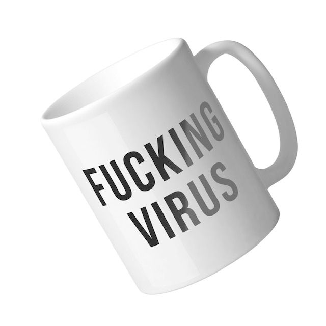 TAZZA MUG FUCKING VIRUS BIANCA