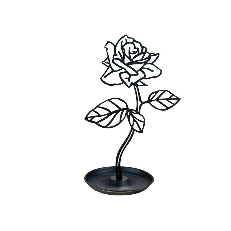 PORTAGIOIELLI A FORMA DI ROSA