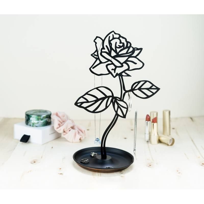 PORTAGIOIELLI A FORMA DI ROSA