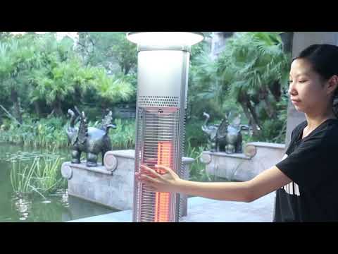 STUFA ELETTRICA 2700W PATIO 2700 CON TELECOMANDO E LUCE LED 360°