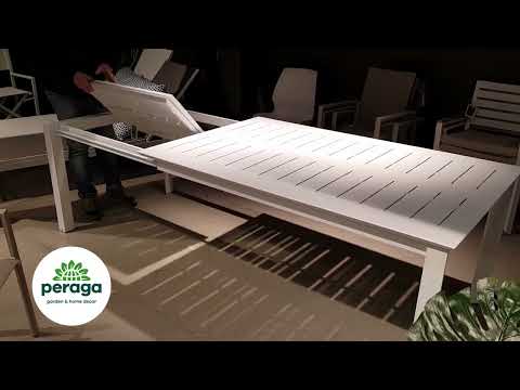 OFFERTA TAVOLO KONNOR ALLUNGABILE 200/300X110CM BIANCO + 6 POLTRONE KONNOR