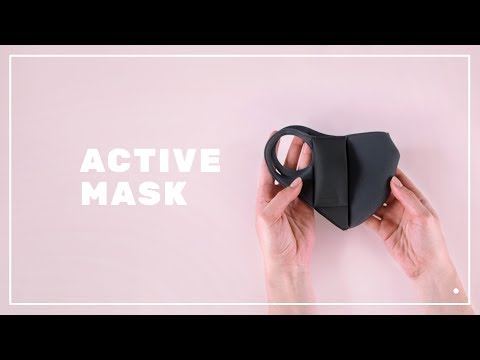 MASCHERINA LAVABILE TAGLIA L ANTIBATTERICA ACTIVE MASK DARK GREY