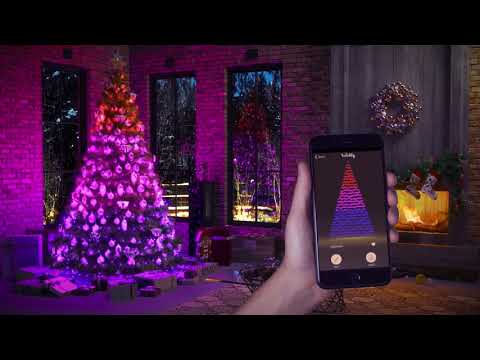 TWINKLY LUCI DI NATALE 250 LED RGB MULTICOLOR STRINGS LINEARI 2000CM