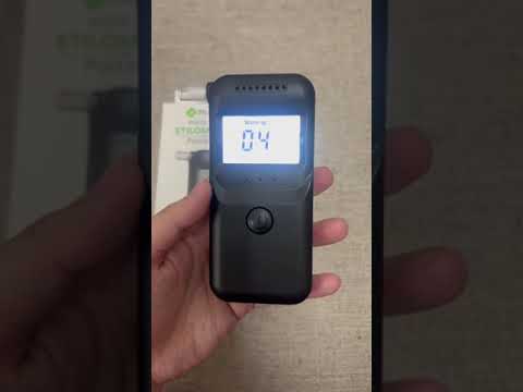 ETILOMETRO DIGITALE PORTATILE MR997, 5 BOCCAGLI DI RICAMBIO, NERO