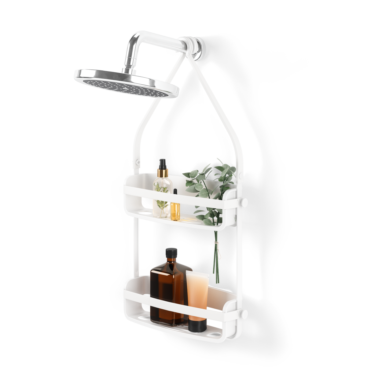 Flex Shower Caddy 31 x 9 x 65 cm Bianco Umbra