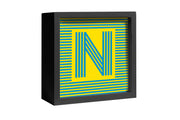 DECORAZIONE N ALFABETO LUMINOSO CON LED A BATTERIA