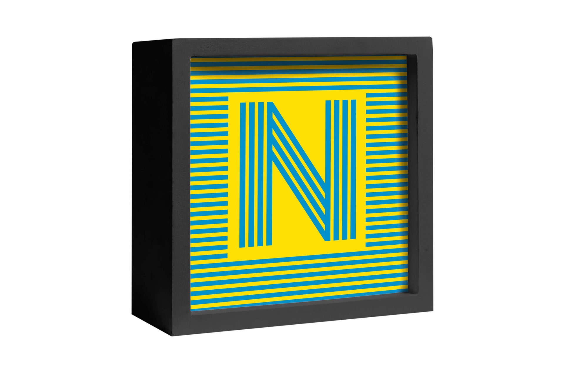 DECORAZIONE N ALFABETO LUMINOSO CON LED A BATTERIA