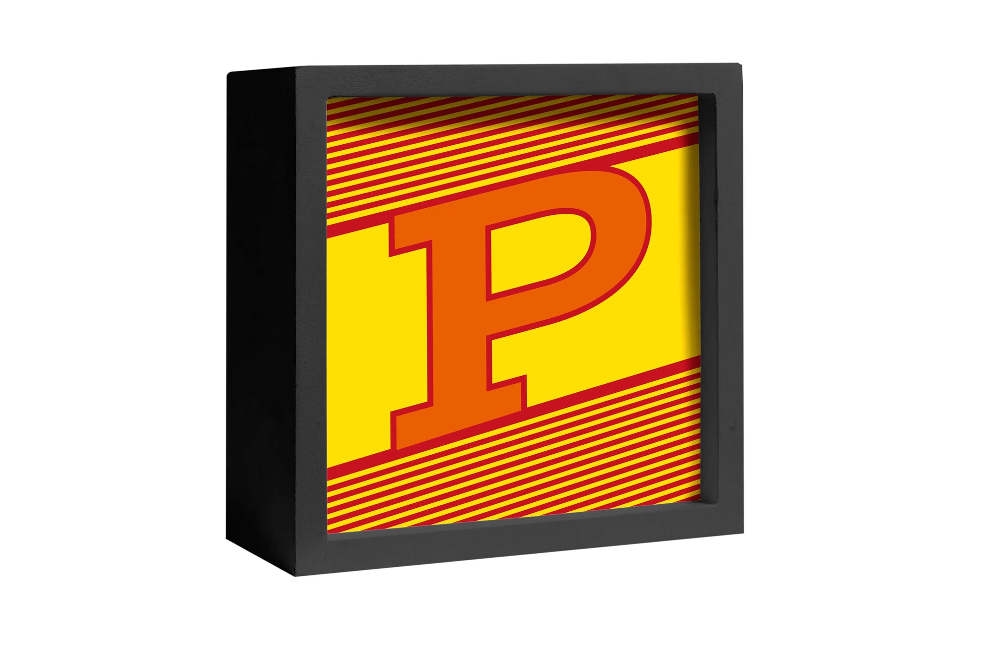 DECORAZIONE P ALFABETO LUMINOSO CON LED A BATTERIA