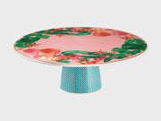 Maxwell & Williams Teas & C's Tropicana Alzata per Torte con Piede 28 cm Rosa
