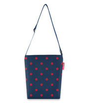 BORSA A TRACOLLA S MIXED DOTS RED