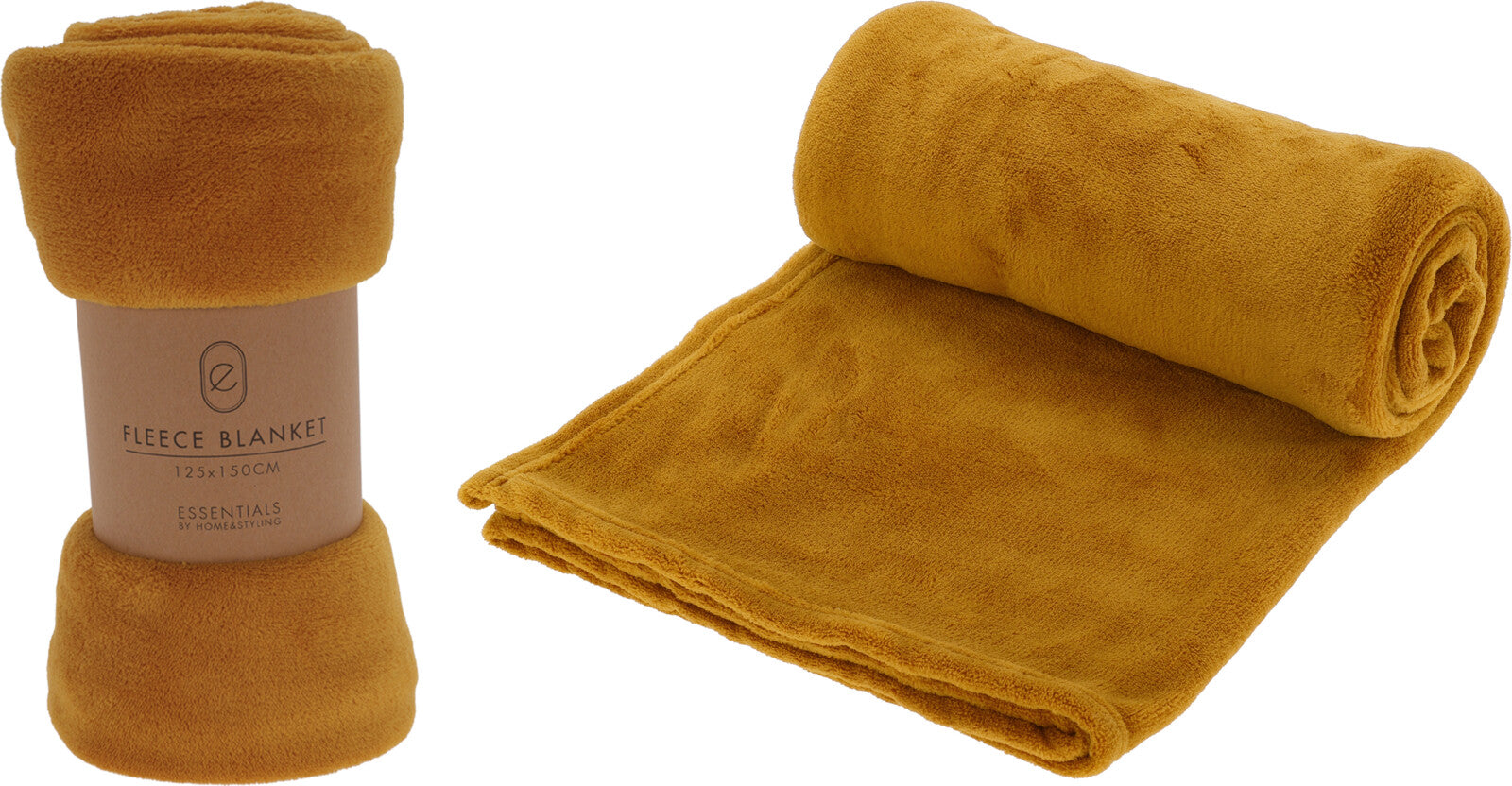 COPERTA PLAID PILE 125X150CM OCRA