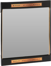 SPECCHIO RETTANGOLARE CON CORNICE ORO 45X35CM