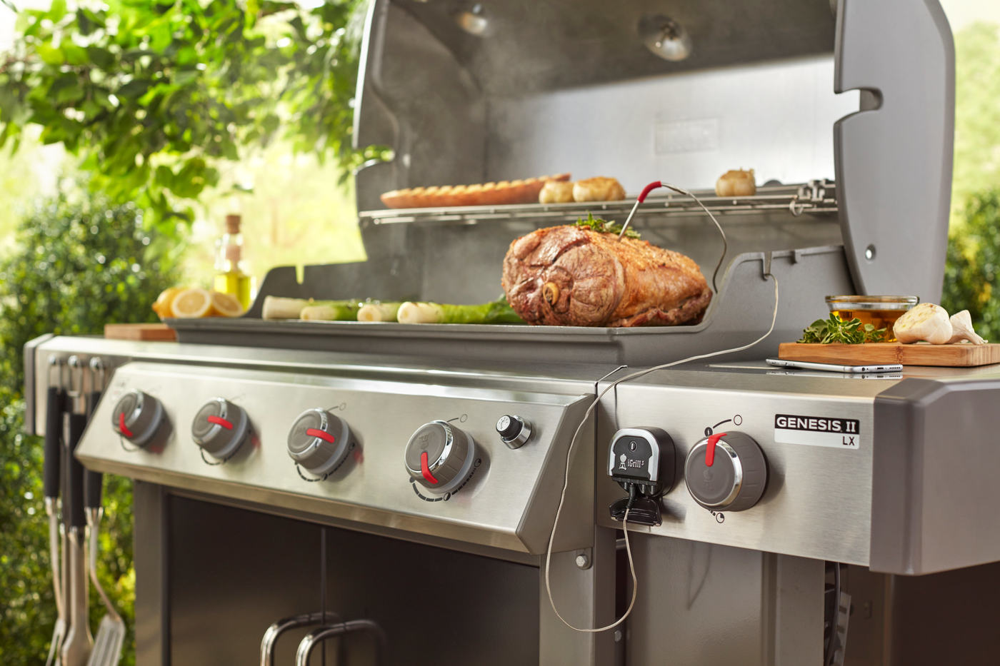 TERMOMETRO BLUETHOOTH IGRILL 3 COMPATIBILE CON BARBECUE GAS GENESIS II