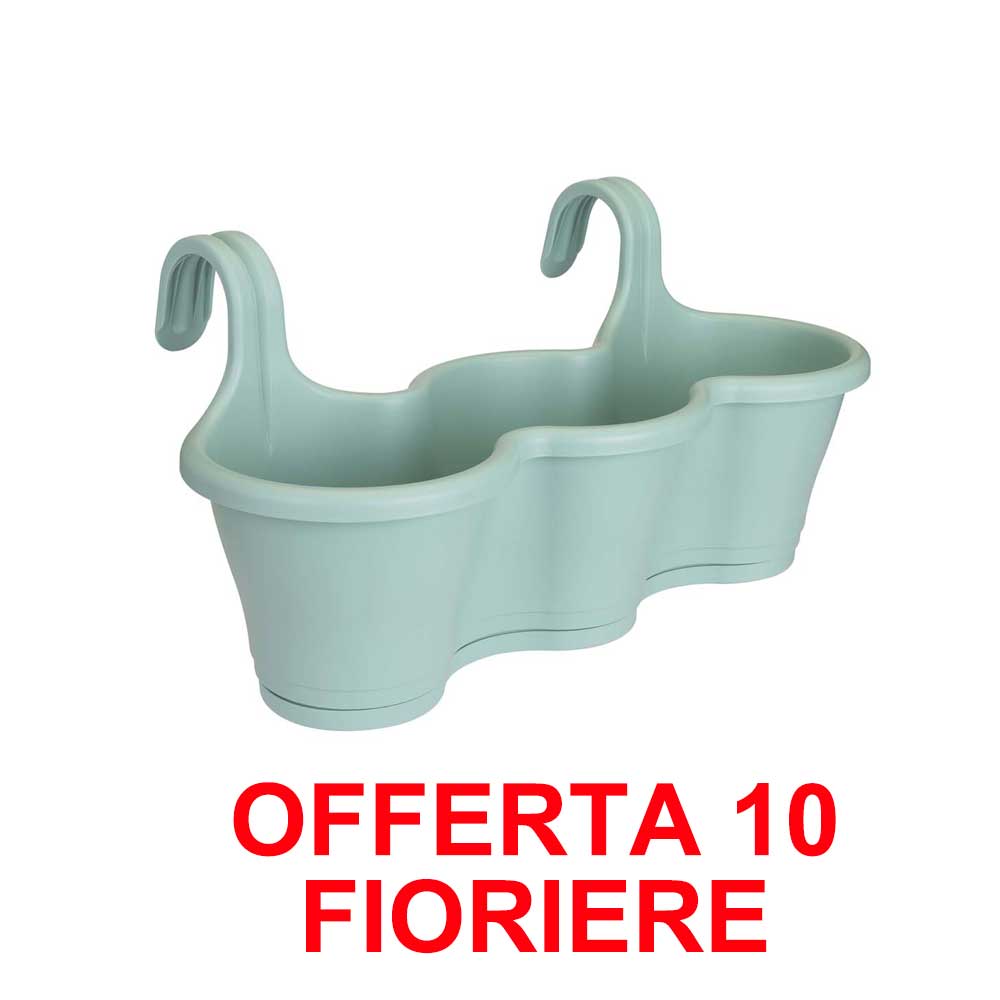 OFFERTA 10 FIORIERA CORSICA EASY HANGER TRIO MINT