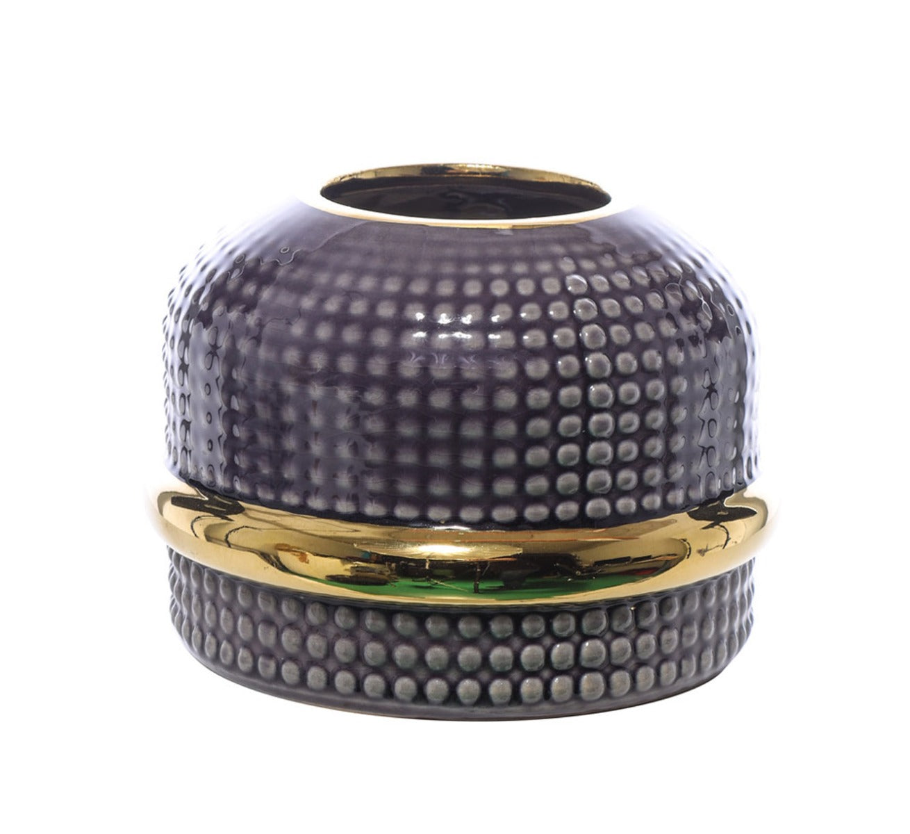 VASO CERAMICA 16,5X16,5X12,5CM PORPORA