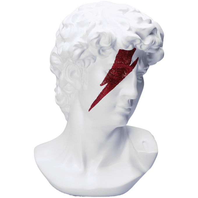 BUSTO IN RESINA BIANCO IL DAVIDE