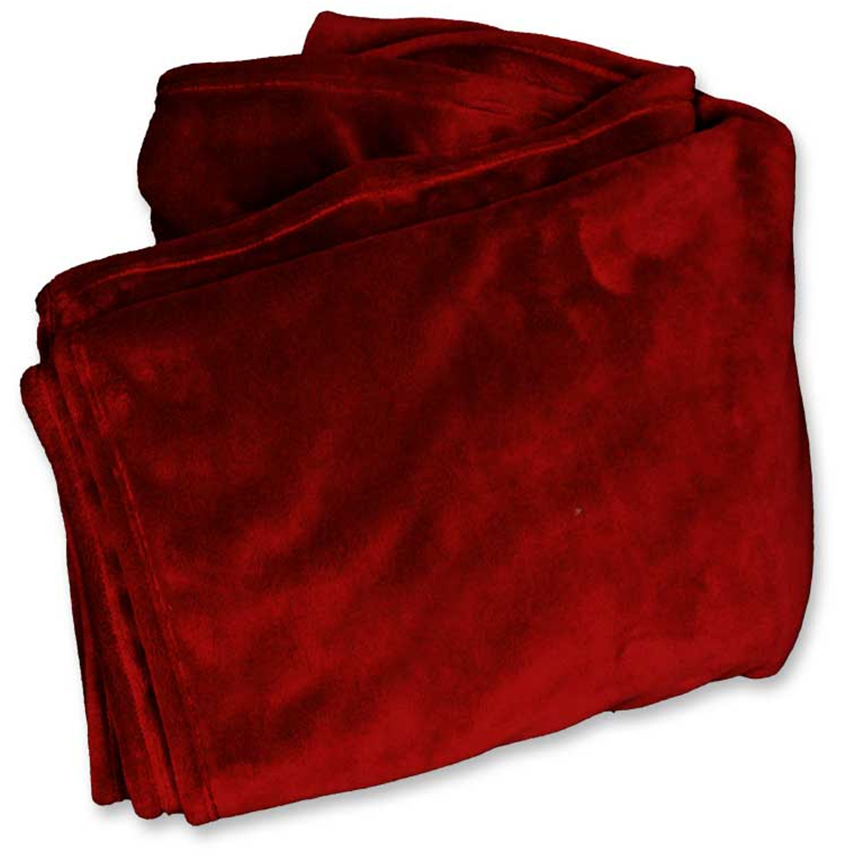 COPERTA PLAID ENZO 130X180CM ROSSO