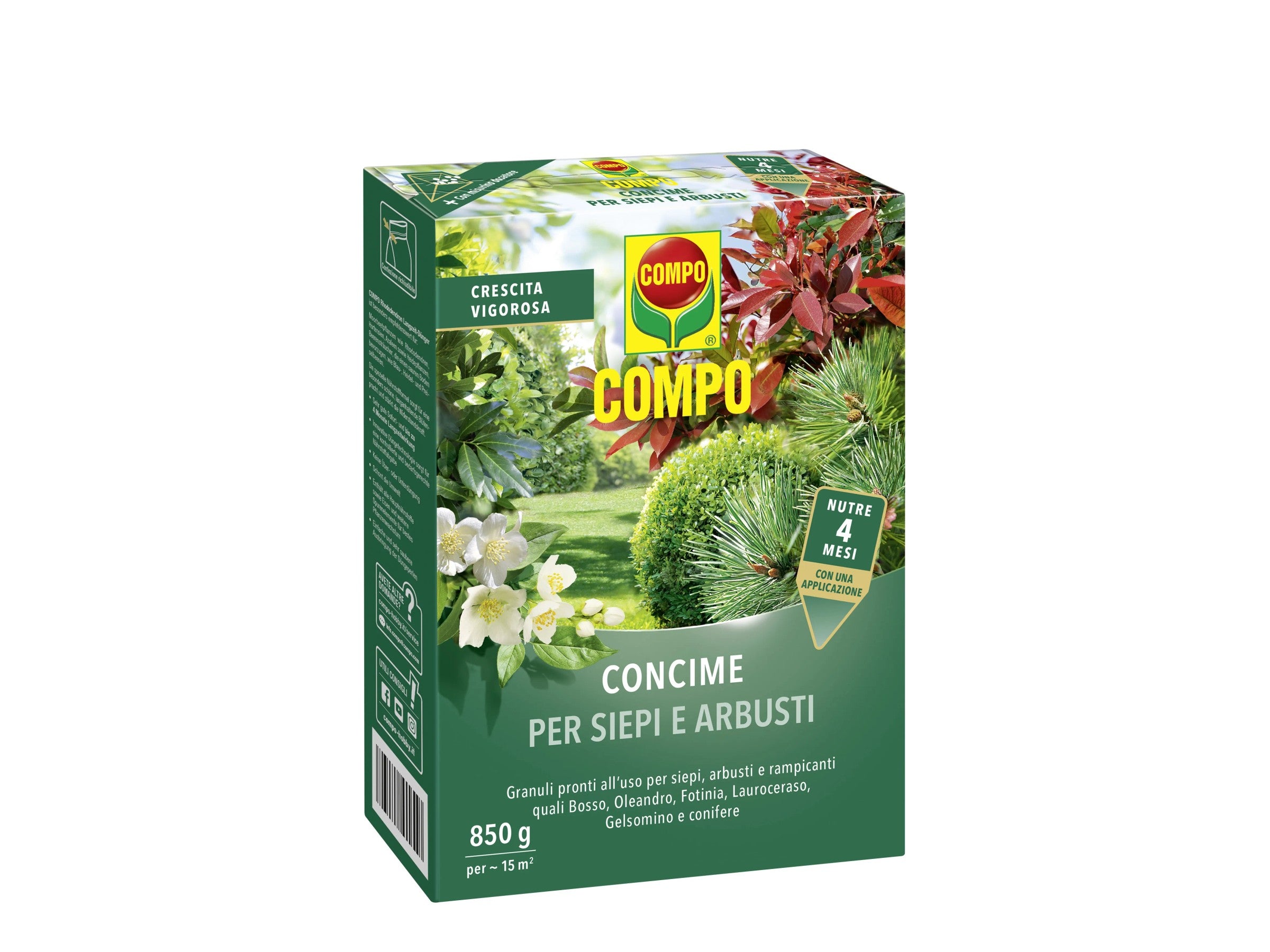 Concime per Siepi e Arbusti 850g COMPO