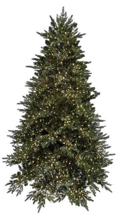 Albero di Natale 240cm Luci 5000 LED Calde Poly Majestic Prelit