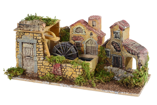 Mulino Acqua per Presepe B 38 Multicolore Peraga Christmas