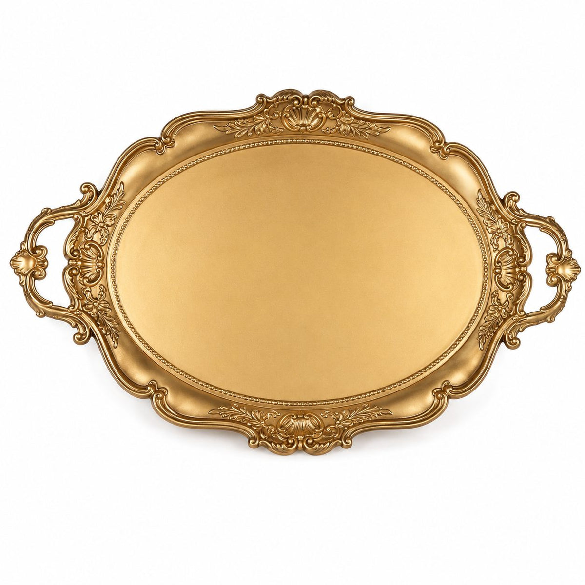 Vassoio Ovale 48X29 H 4CM Oro Peraga Christmas