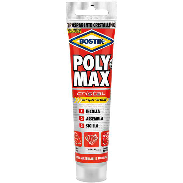 ADESIVO POLY MAX g  115 CRISTAL BOSTIK
