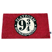Zerbino Harry Potter Binario 9 3/4 40x60cm Marrone e Rosso Peraga Christmas