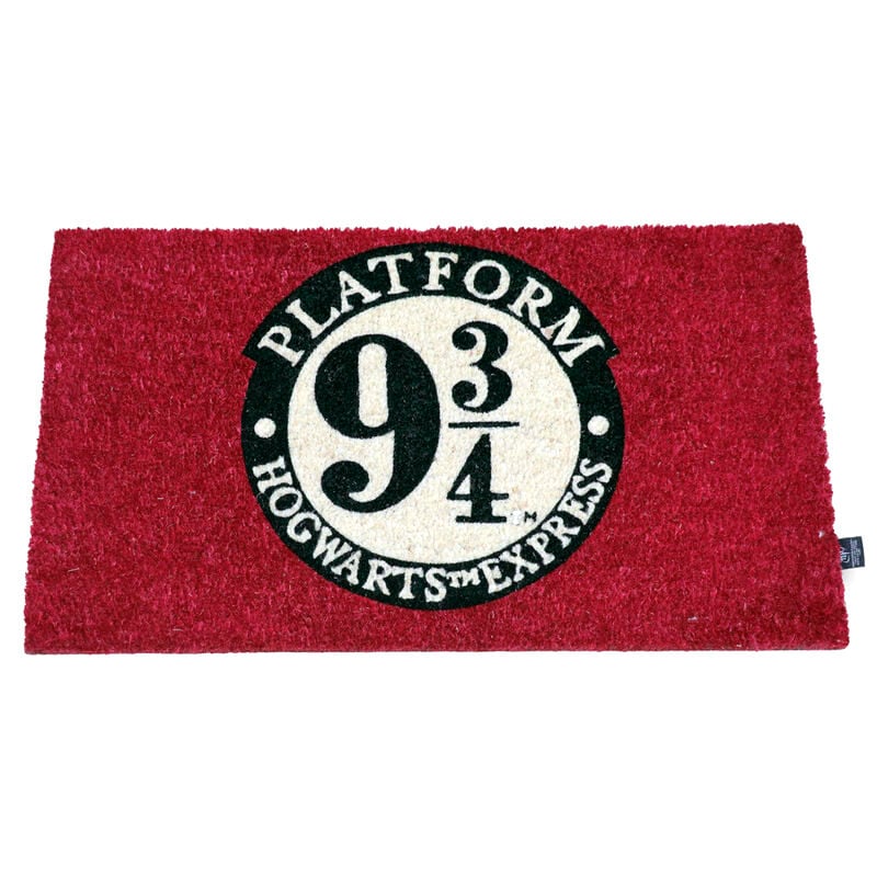 Harry Potter Fußmatte Gleis 9 3/4 40x60cm Braun und Rot Peraga Weihnachten