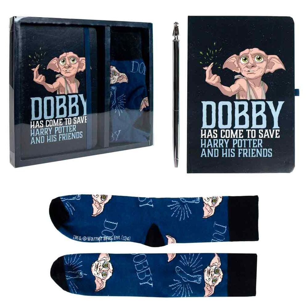 Set di Cancelleria Harry Potter Dobby A5 Beige Peraga Christmas