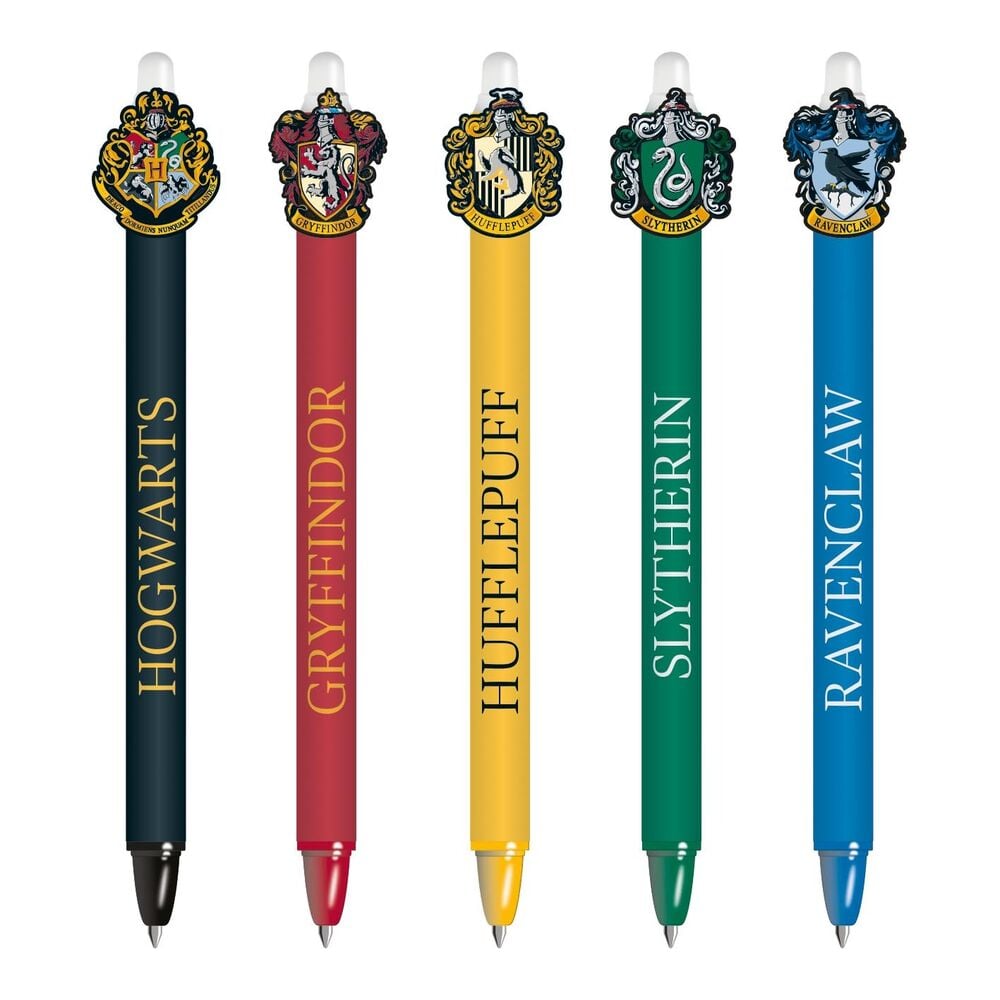 Penna Cancellabile Assortita Harry Potter 15cm Blu Peraga Christmas