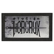 Targa a Specchio Harry Potter Horcrux Arti Oscure 30x40 cm Nero e Argento Peraga Christmas