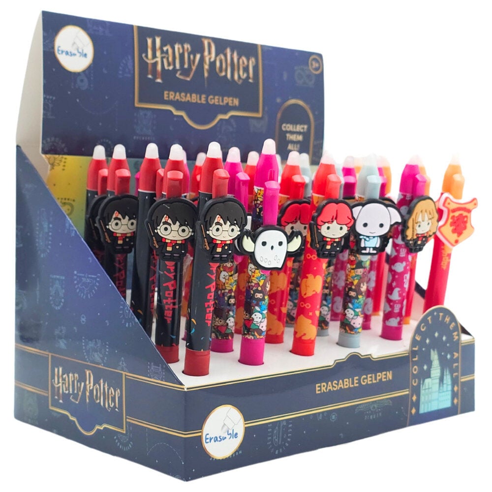 Penna Gel Assortita Harry Potter 18cm Multicolore Peraga Christmas