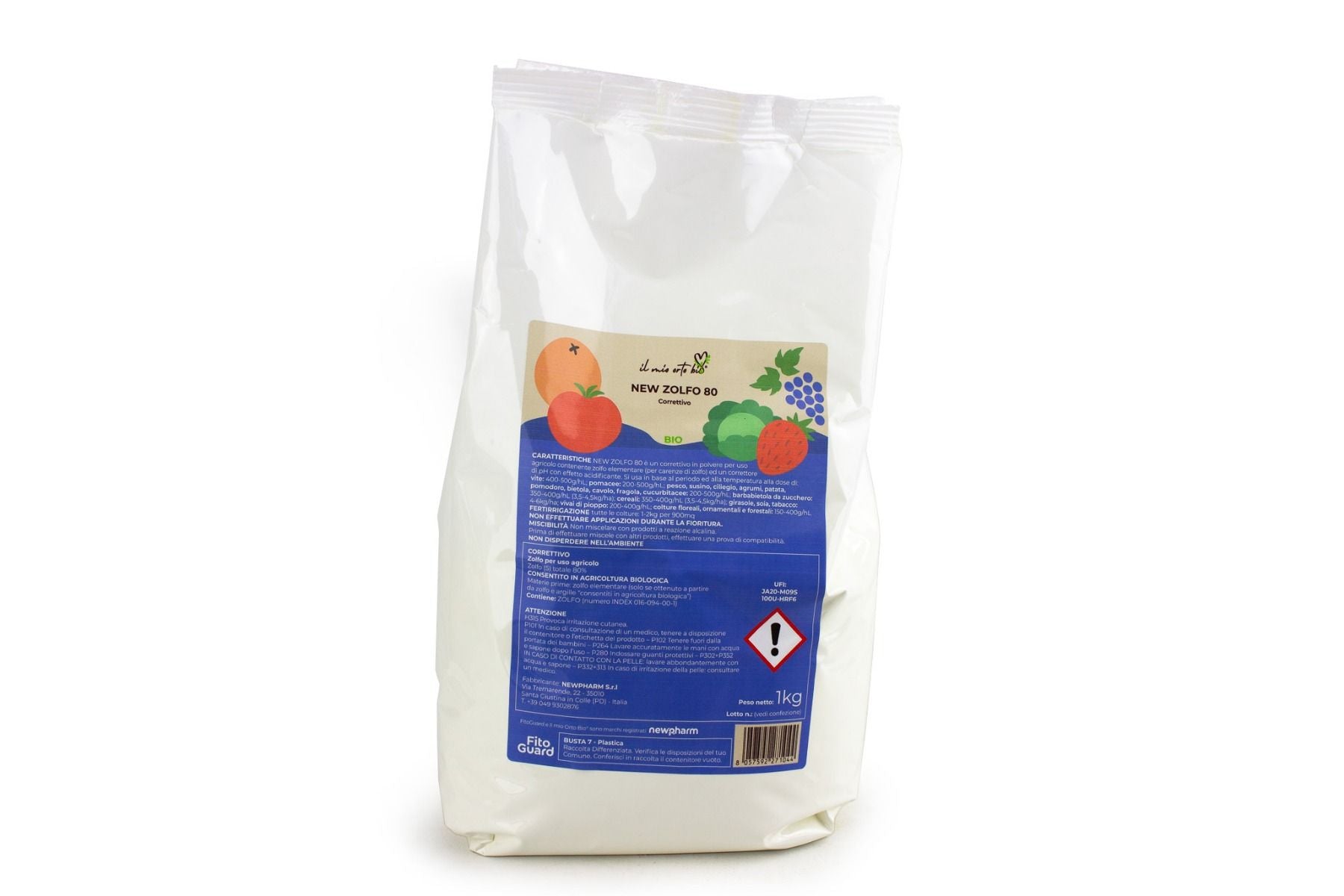 CONCIME FOGLIARE CORRETTIVO NEW ZOLFO 80 - 1 KG